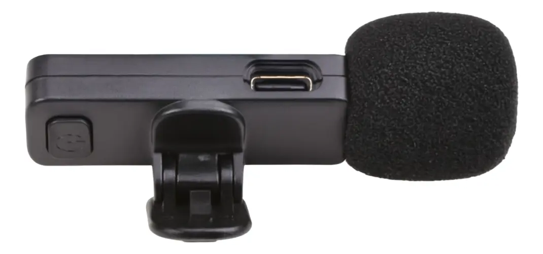 Micrófono Corbatero Inalámbrico Dakota Usb-c Android iPhone Negro