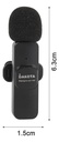Micrófono Corbatero Inalámbrico Dakota Usb-c Android iPhone Negro