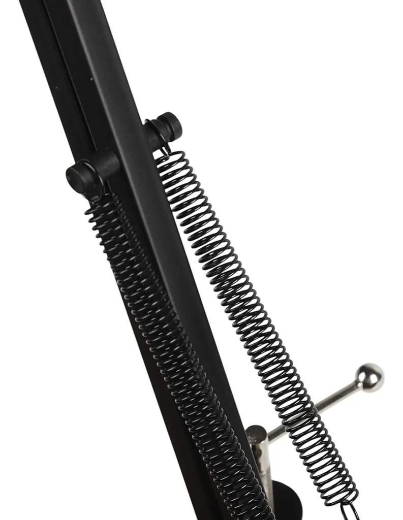 Kit Micrófono Omnidireccional Dakota Soporte Brazo Antipop Negro