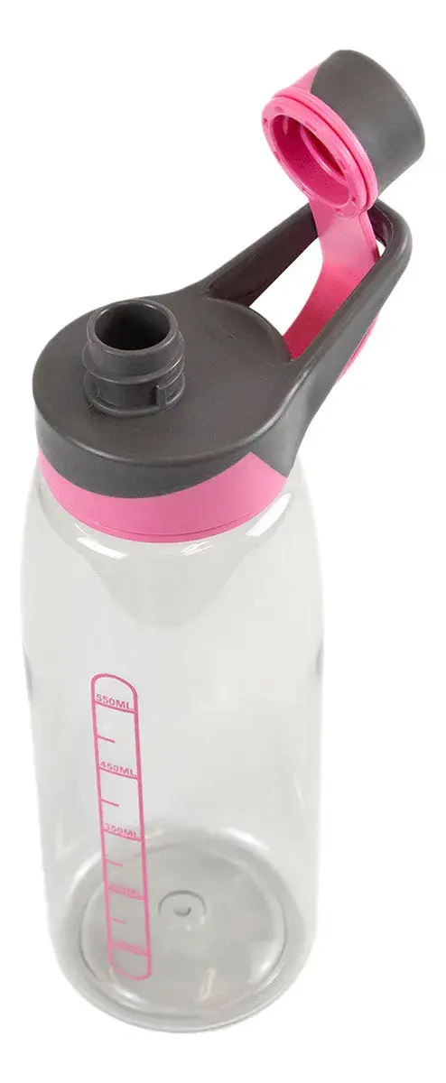 Combo Tabla Barrenador Bodyboard Niño 58 Cm Playa + Botella Deportiva Plástico 750ml Rosa