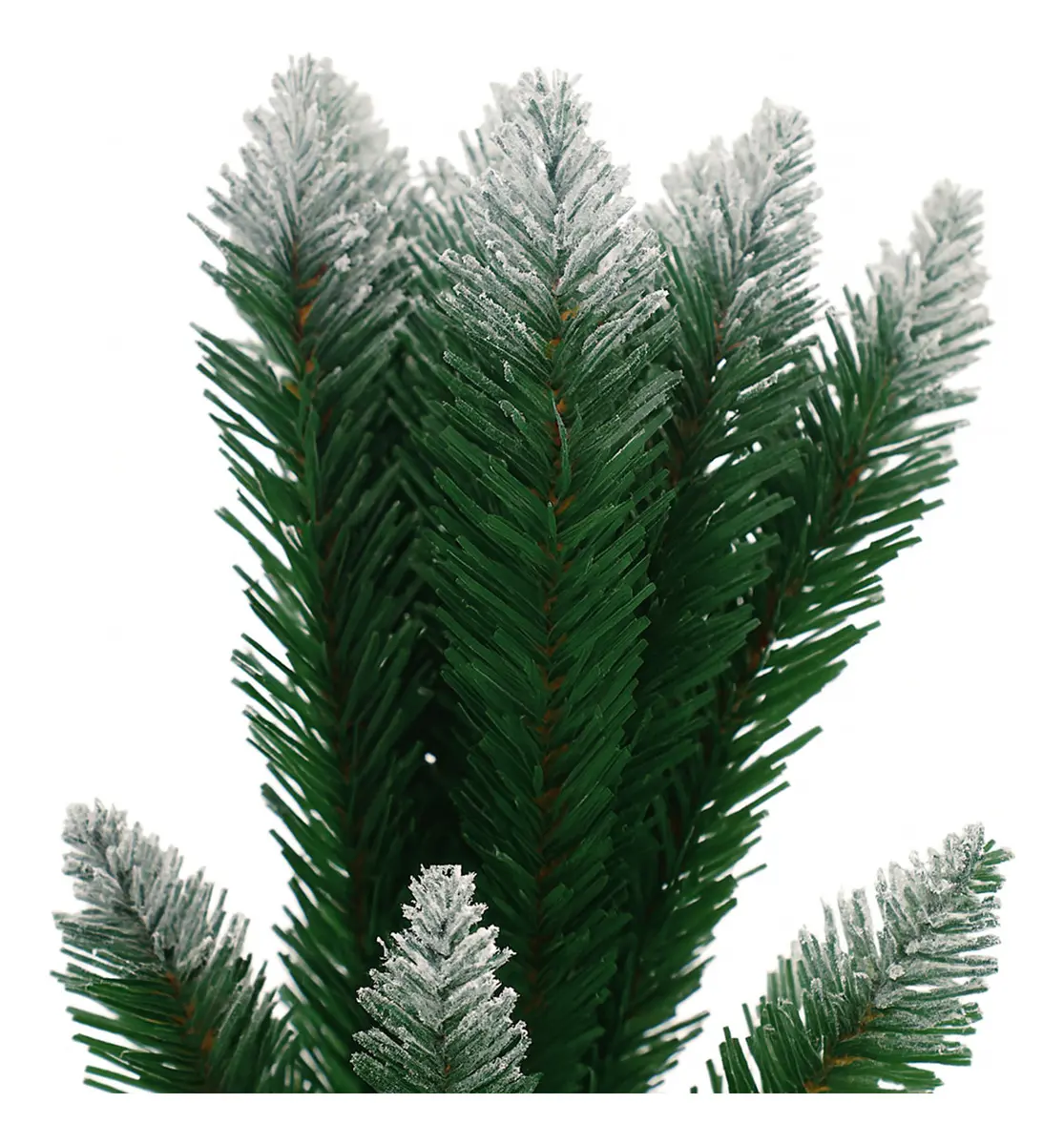 Árbol De Navidad Puntas Nevadas 1,50 Metros Pino Artificial Con Base Verde Oscuro