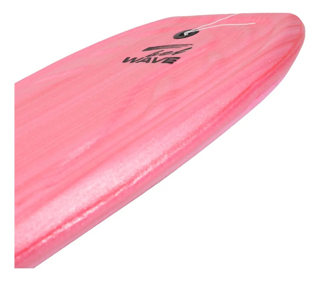 Tabla Barrenador Niños Bodyboard 58cm Playa Surf Bel Color Rosa + Tipa De Regalo
