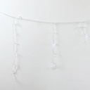 Guirnalda Decorativa 120 Luces Led 6m Inalámbrica Carga Solar Exterior E Interior Blanco Frio