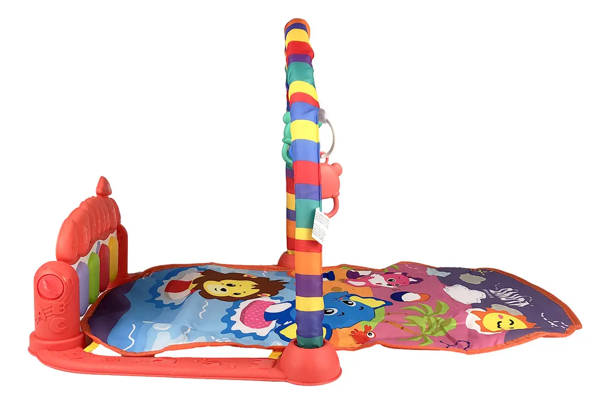 Combo Silla De Comer Bebé 2en1 Ajustable Dakota + Gimnasio Piano Con Luz Y Sonido