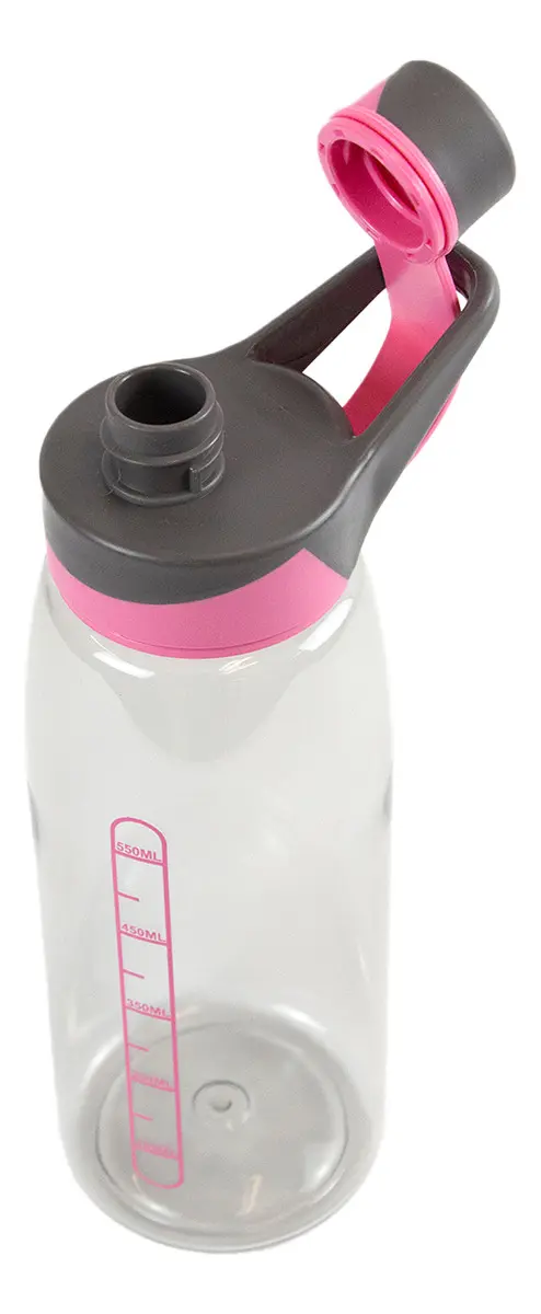 Combo 2 Botellas Deportivas Dakota Plástica De Agua 750ml Gym Color Rosa
