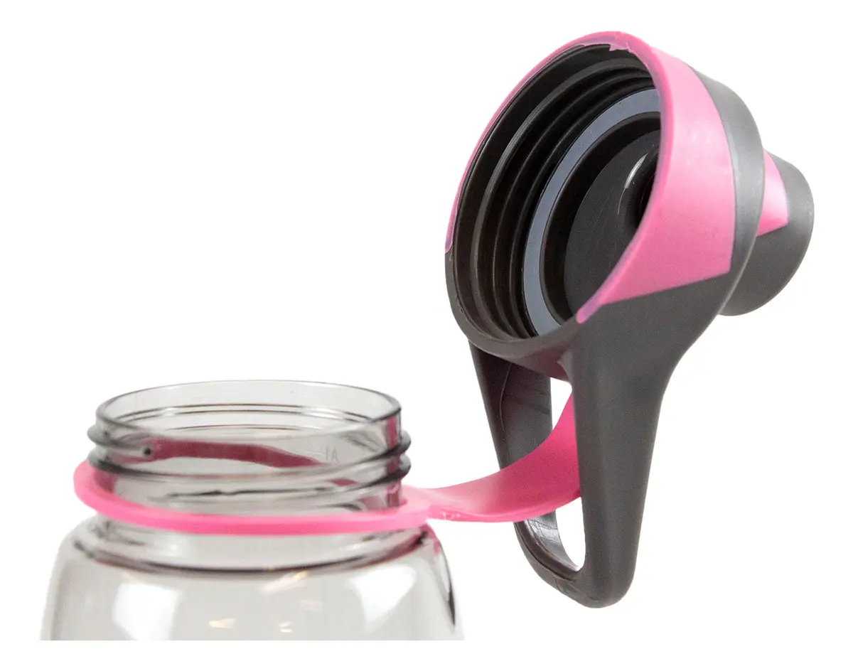 Combo 2 Botellas Deportivas Dakota Plástica De Agua 750ml Gym Color Rosa