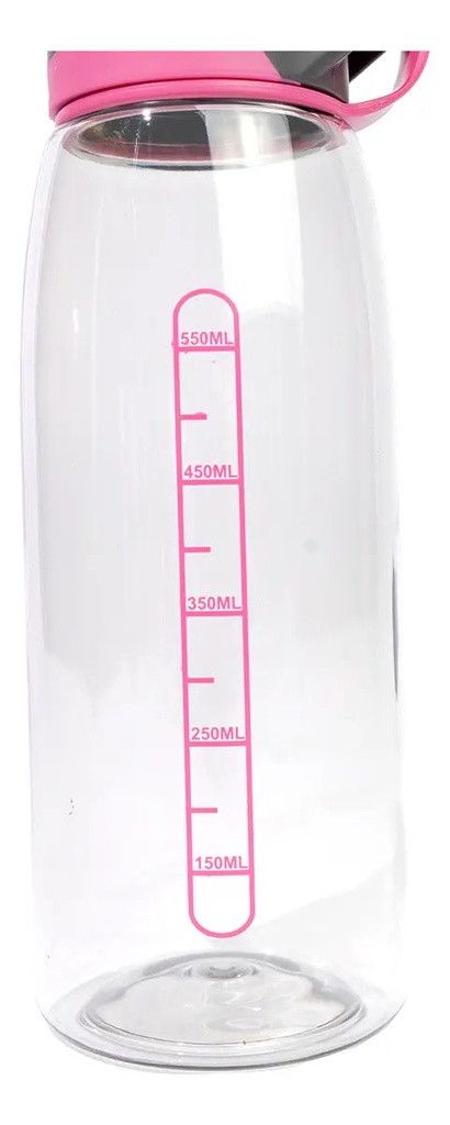 Combo 2 Botellas Deportivas Dakota Plástica De Agua 750ml Gym Color Rosa