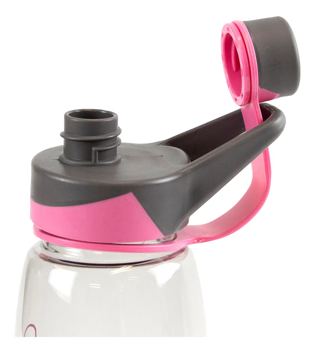 Combo 2 Botellas Deportivas Dakota Plástica De Agua 750ml Gym Color Rosa
