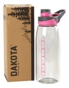 Combo 2 Botellas Deportivas Dakota Plástica De Agua 750ml Gym Color Rosa