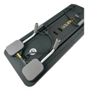 Tabla De Pilates Reformer Multifunción 5 En 1 Plegable Con Bandas Y Temporizador Negra Negro
