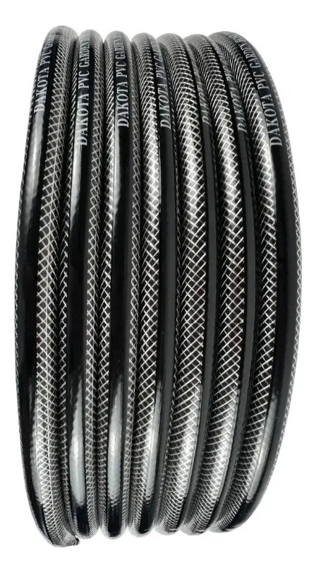 Combo X3 Manguera De Riego 25 Mts. Dakota Flexible 1/2 Diámetro Presión Reforzada Negrox3