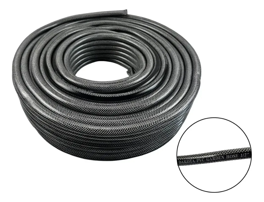 Combo X3 Manguera De Riego 25 Mts. Dakota Flexible 1/2 Diámetro Presión Reforzada Negrox3