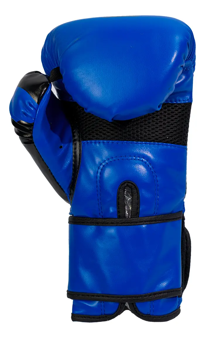 Guantes De Boxeo Entrenamiento Profesionales Hombre Mujer Abrojo 12 Oz Azul Dakota 12oz