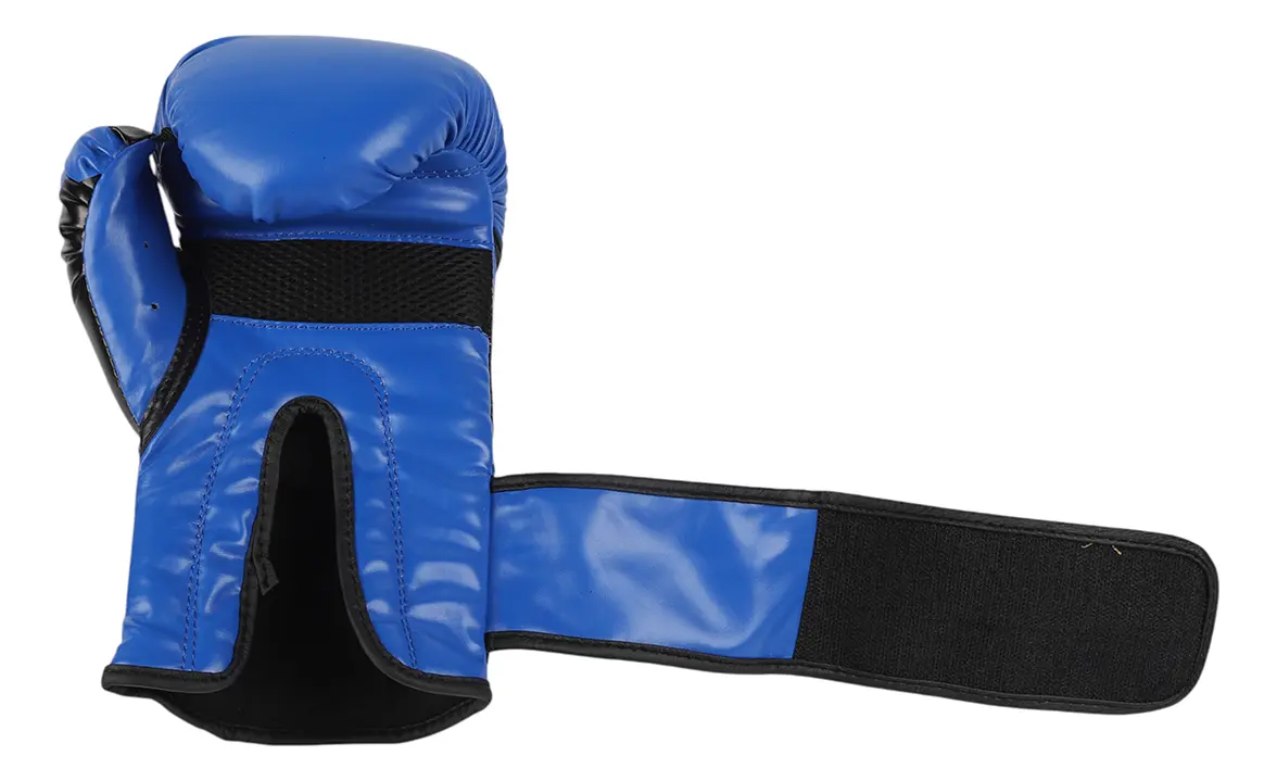 Guantes De Boxeo Entrenamiento Profesionales Hombre Mujer Abrojo 12 Oz Azul Dakota 12oz