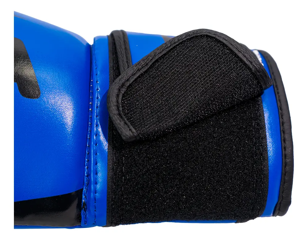 Guantes De Boxeo Entrenamiento Profesionales Hombre Mujer Abrojo 12 Oz Azul Dakota 12oz
