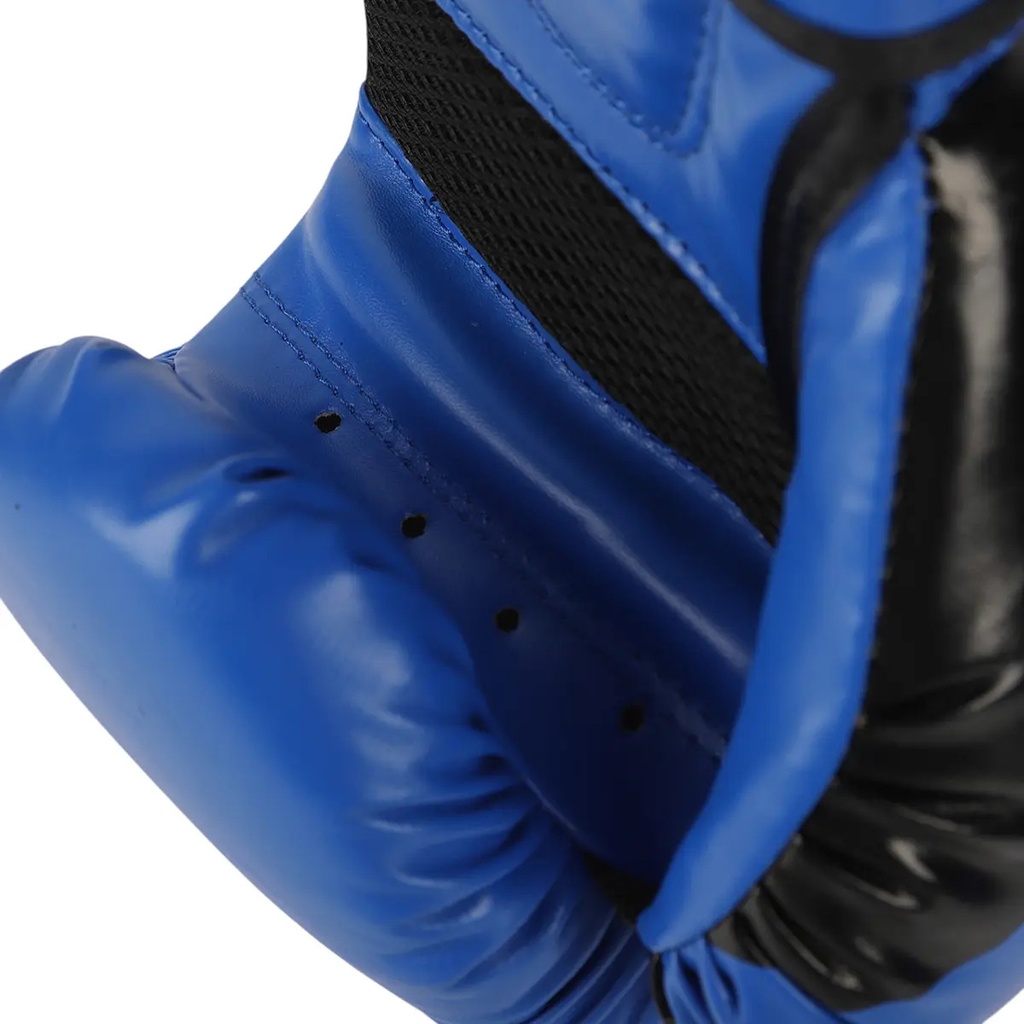 Guantes De Boxeo Entrenamiento Profesionales Hombre Mujer Abrojo 12 Oz Azul Dakota 12oz