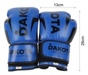 Guantes De Boxeo Entrenamiento Profesionales Hombre Mujer Abrojo 12 Oz Azul Dakota 12oz