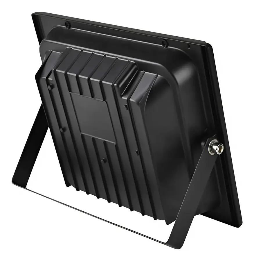 Reflector Solar Led 200w Dakota Para Exterior Con Panel Solar + Control Remoto Negro Blanco Frío