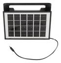 Reflector Solar Led 200w Dakota Con Panel Solar Azul Acero Blanco Frío, Calido