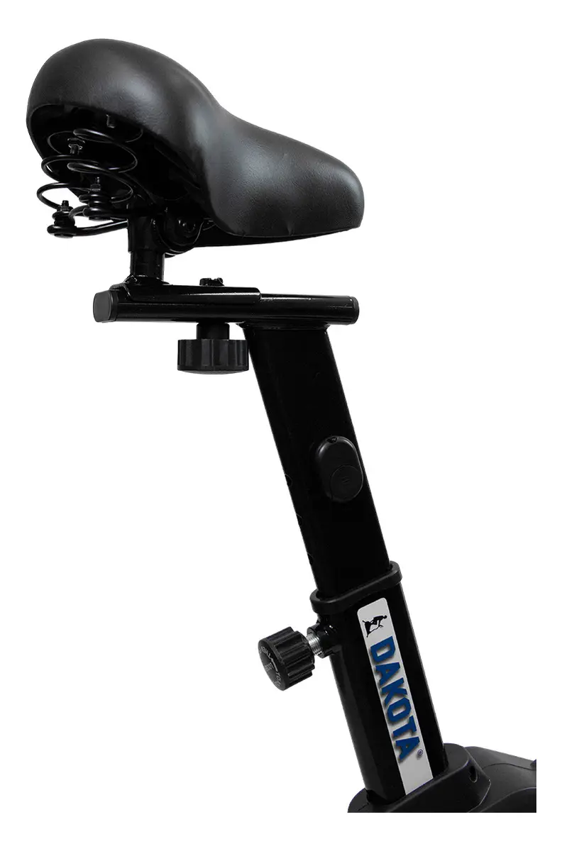 Bicicleta Fija Spinning 150kg Reforzada Dakota Bluetooth 6kg Color Negro