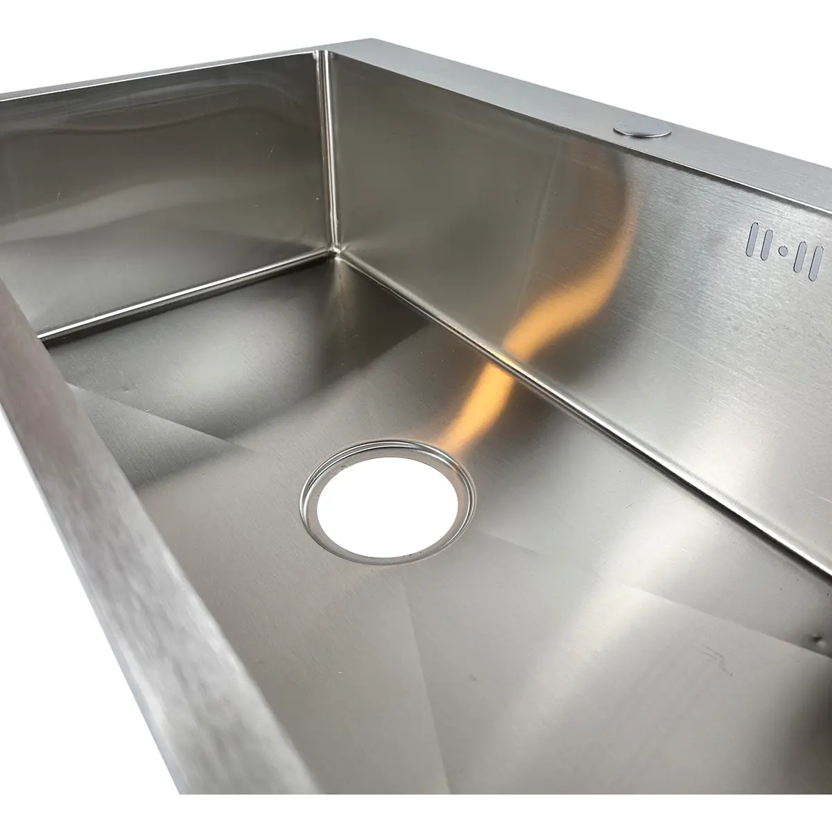 Bacha De Cocina Dakota Pileta Simple En Acero Inoxidable Con Accesorios Plateado