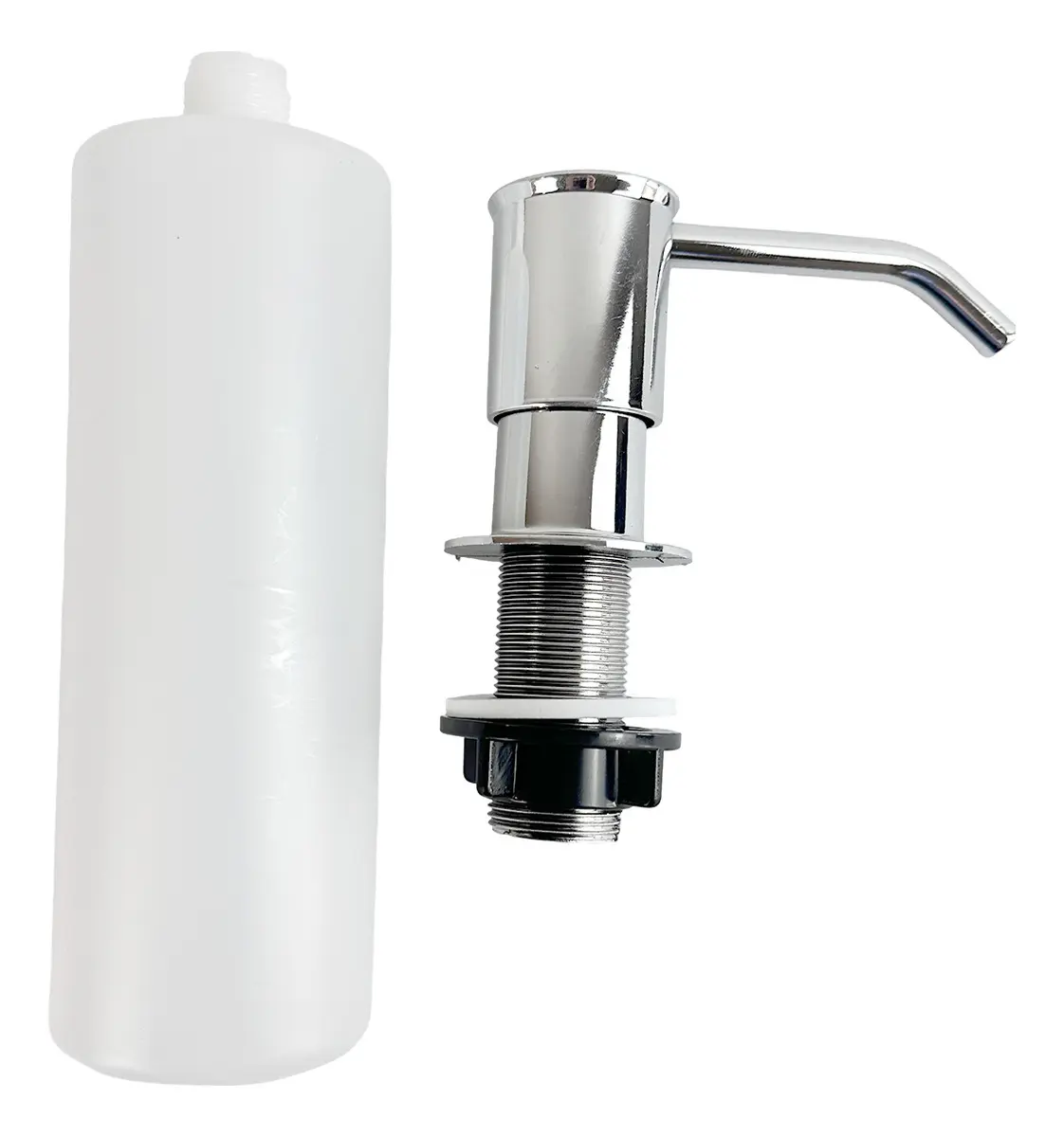 Bacha De Cocina Dakota Pileta Simple En Acero Inoxidable Con Accesorios Plateado