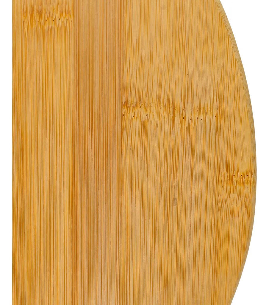 Tabla Para Pizza Dakota 36 Cm X 1,8 Cm Bambú Liso Marrón