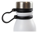 Combo 2 Botellas Térmicas Deportivas Dakota Acero Inoxidable 600ml Color Blanco. Blancox2