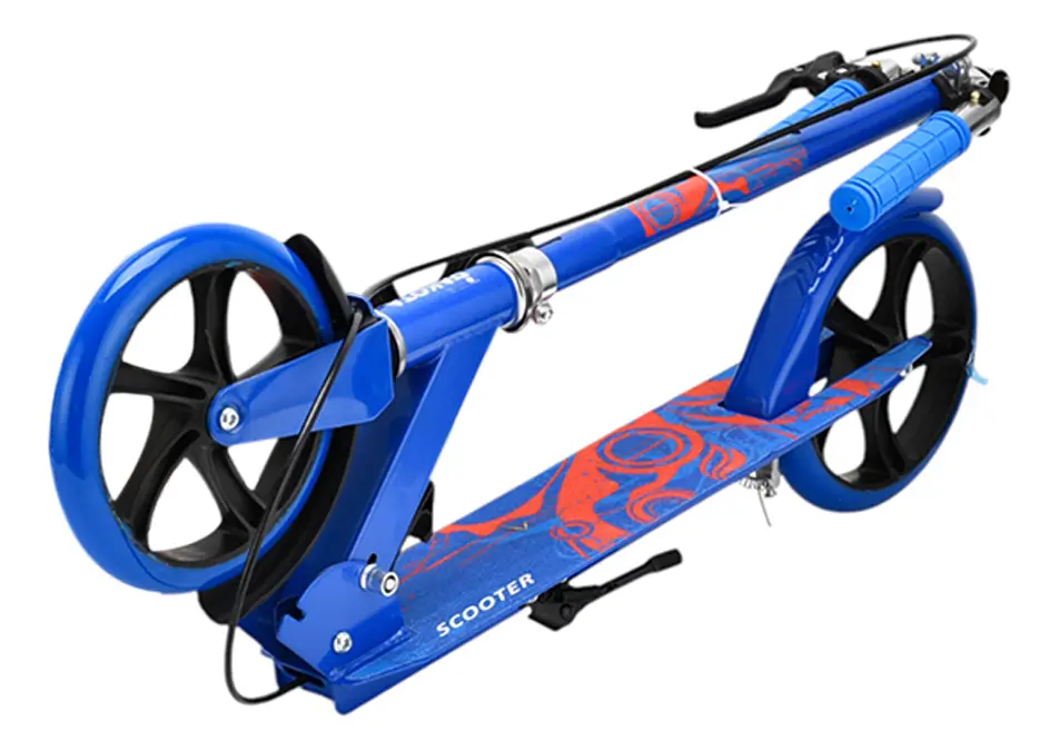 Monopatín Infantil Dakota Con Freno De Mano Hierro Reforzado Hasta 45 Kg Color Azul