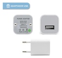 Combo 2 Cámaras Seguridad Ip Wifi Dakota 1080p Visión Nocturna Interior Con Fuente Transformador De Regalo Blanco