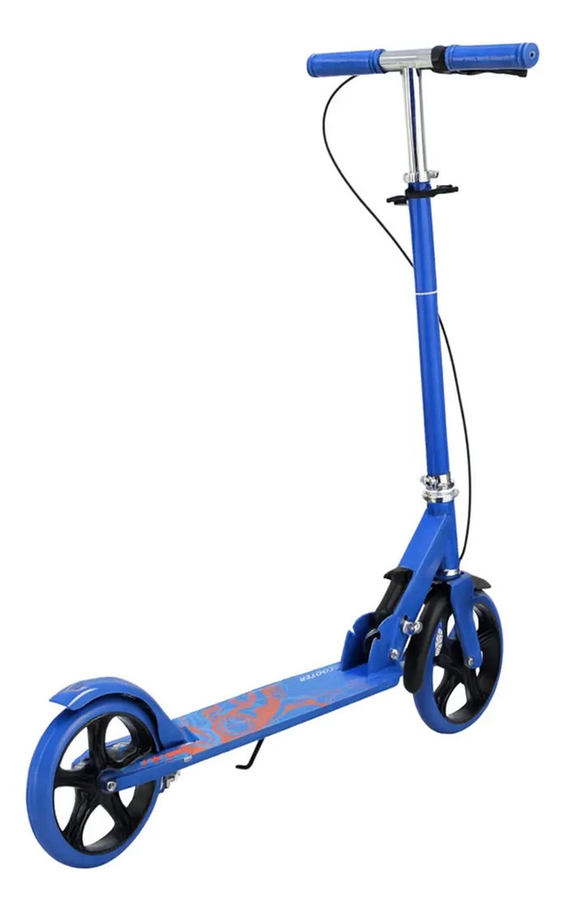 Monopatín Infantil Dakota Con Freno De Mano Hierro Reforzado Hasta 45 Kg Color Azul