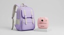 Mochila Escolar Dakota Baginf003+caminst001 17.6l Violeta Y Rosa Liso