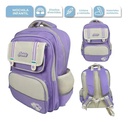 Mochila Escolar Dakota Baginf003+caminst001 17.6l Violeta Y Rosa Liso