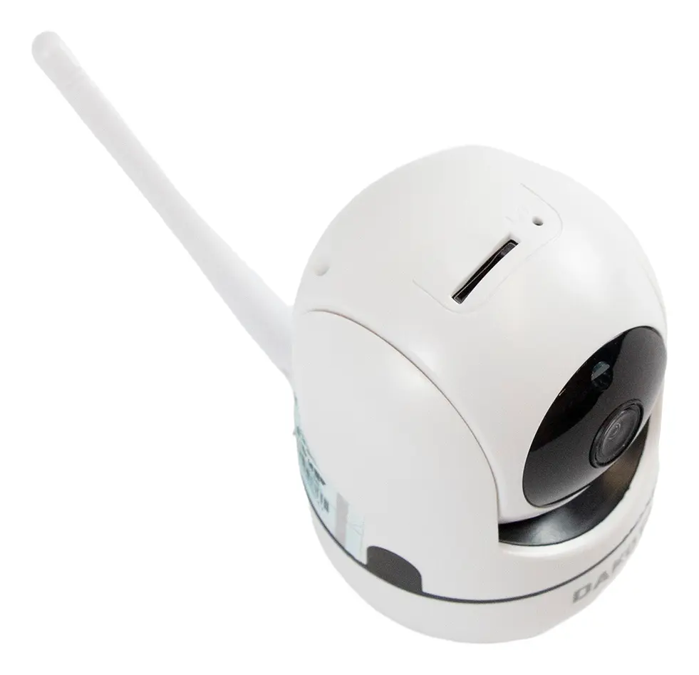 Combo 2 Cámaras Seguridad Ip Wifi Dakota 1080p Visión Nocturna Interior Con Fuente Transformador De Regalo Blanco