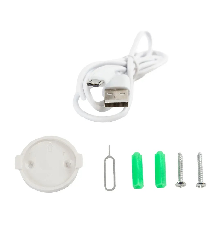 Cámaras Seguridad Ip Wifi 1080p Visión Nocturna Combo Dakota X4 Blanco