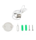 Cámaras Seguridad Ip Wifi 1080p Visión Nocturna Combo Dakota X4 Blanco