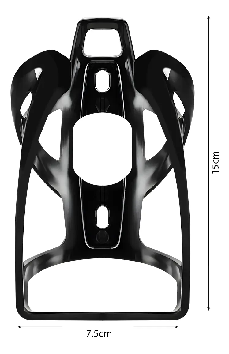Porta Caramañola Botella Bicicleta Dakota Universal Ultra Liviana Color Negro