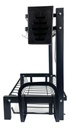 Escurridor De Platos Dakota 2 Niveles Para 11 Platos Acero Niquelado Negro
