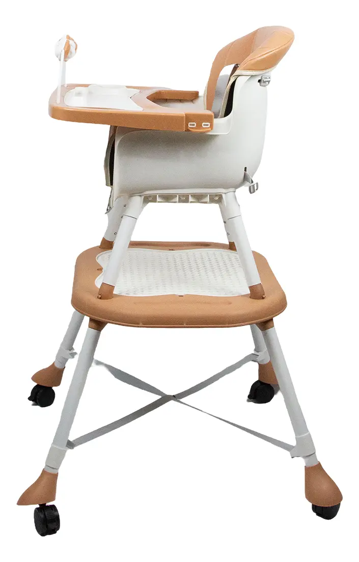 Silla De Comer Bebe Alta Dakota Multifunción Mesa Para Juegos Estudios Color Marrón Baby