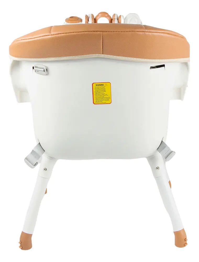 Silla De Comer Bebe Alta Dakota Multifunción Mesa Para Juegos Estudios Color Marrón Baby