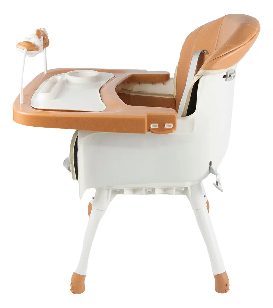 Silla De Comer Bebe Alta Dakota Multifunción Mesa Para Juegos Estudios Color Marrón Baby