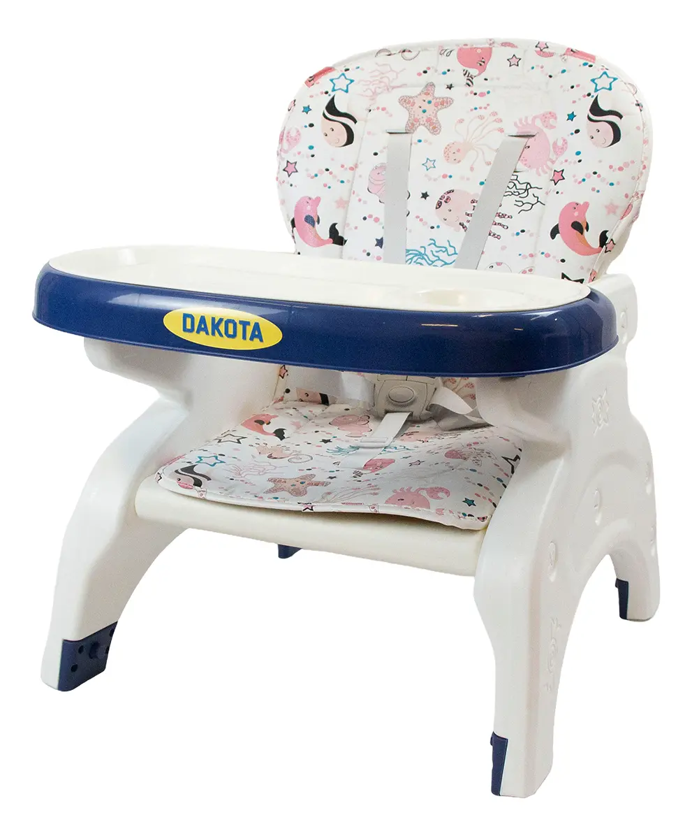 Silla De Comer Para Bebé Dakota Bebê Mf03 Baby Azul