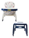 Silla De Comer Para Bebé Dakota Bebê Mf03 Baby Azul