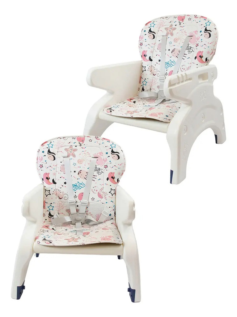 Silla De Comer Para Bebé Dakota Bebê Mf03 Baby Azul