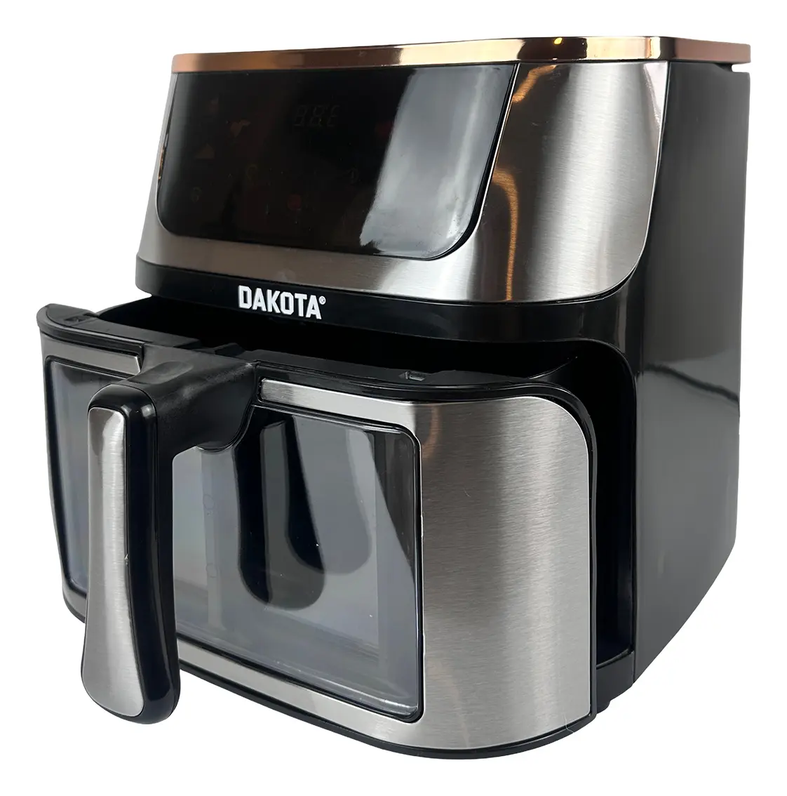 Combo Freidora De Aire Dakota 8l Digital 1800w + Organizador De Huevos 4 Niveles