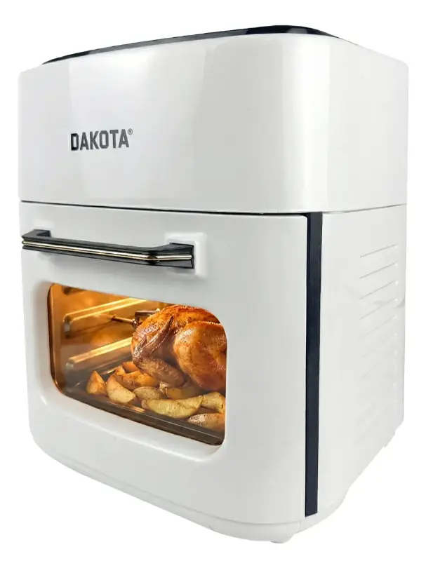 Freidora Aire Dakota 12l Digital 2200w Blanco Huevera + 4 Niveles