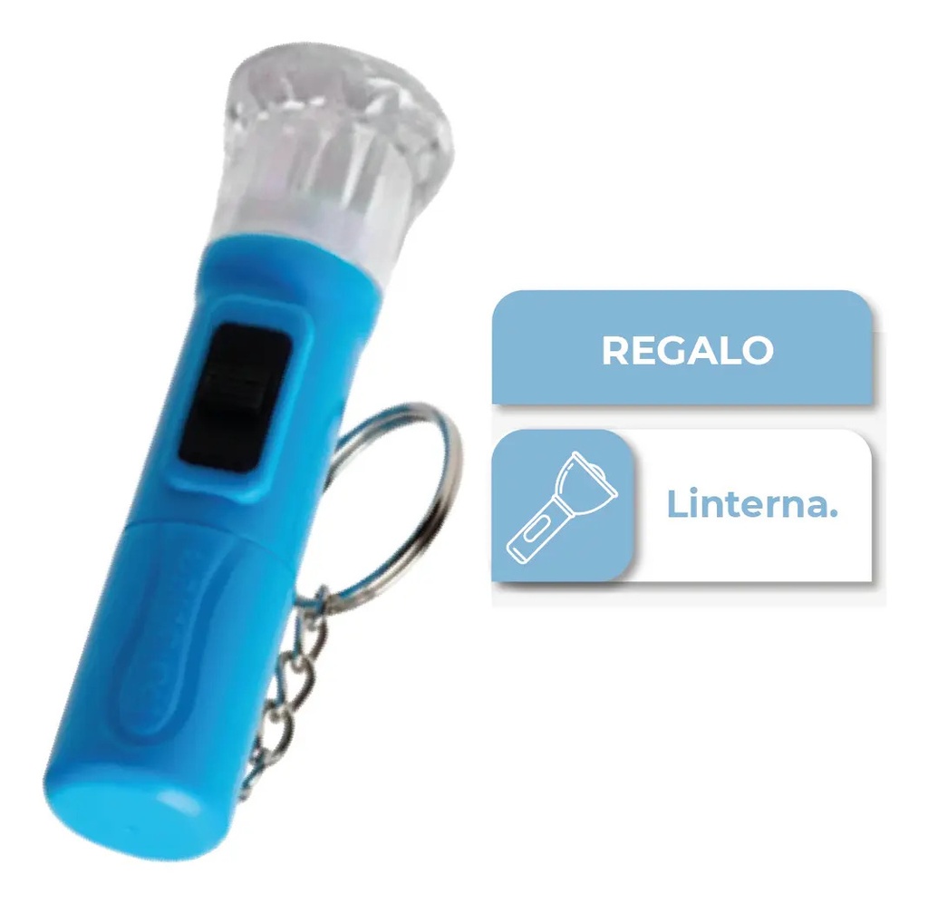 Kit Reglamentario De Seguridad Para Auto 7 En 1 Premium Con Matafuego Flaco + Linterna De Regalo