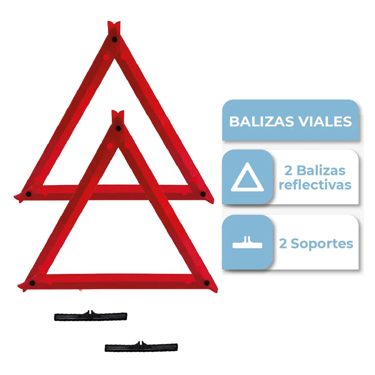 Kit De Seguridad Vial Auto 8 En 1 Apto Vtv Con Matafuego 1 Kg