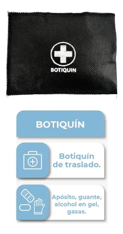 Kit De Seguridad Vial Auto 8 En 1 Apto Vtv Matafuego 1 Kg