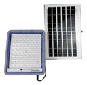 Reflector Solar Multiled Led 100w Dakota Con Panel Solar Y Control Remoto Gris Oscuro Blanco Frío